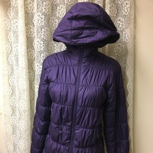Purple Columbia Puffer Jacket
